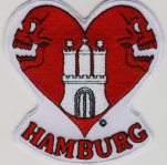 Aufnher/Patch Pirate Heart Hamburg
